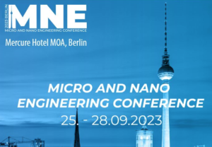 MNE – Micro and Nano Engineering Conference 25. – 28.09.2023 in Berlin  Germany – Microresist